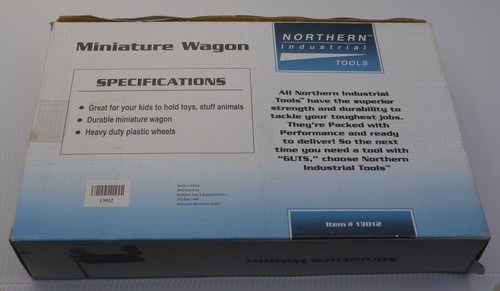 MINIATURE RED WAGON TOY, NEW IN BOX, NORTHERN INDUSTRIAL TOOLS - Picture 2 of 2