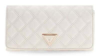 GUESS Giully II Xbody Flap Organizer Umhängetasche Tasche Cream White creme Neu