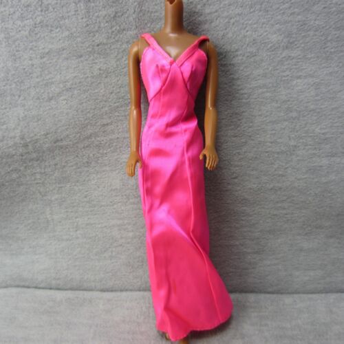 Vintage Barbie Hot Pink Satin Kleid Superstart Ära 9720