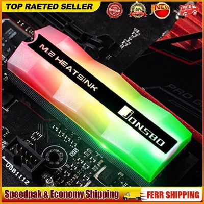 Jonsbo M.2-2 Gorgeous Light SSD Heatsink M.2 Solid State Hard Disk Cooling Pad