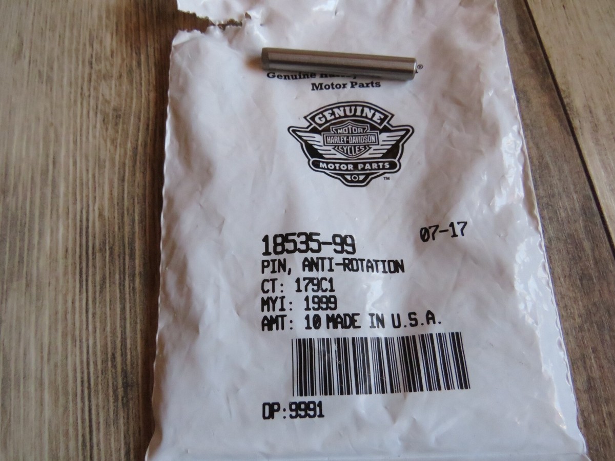 New OEM Genuine Anti-Rotation Pin 18535-99 Harley Davidson H2 | eBay