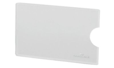 DURABLE Kreditkarten EC Karten Hülle transparent RFID Schutz Blocking SECURE neu