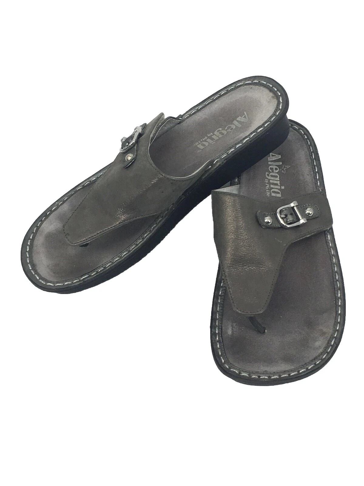 VANS Alegria Vanessa VAN 204 sandali infradito fibbia peltro scarpe basse zoccoli 39