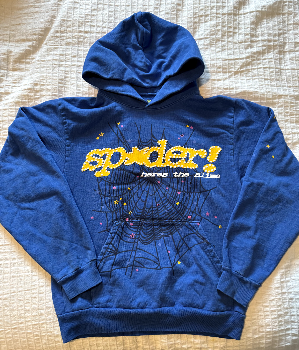 Sp5der TC Hoodie in Blue - Size S for Ultimate Comfort & Style
