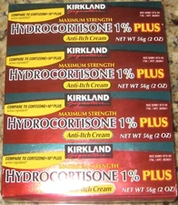 Kirkland 1% Hydrocortisone Cream With Aloe,2-oz (4 Tubes)