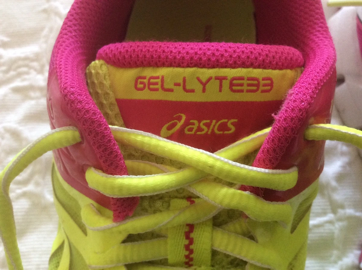 Asics gel lyte33 women's shoes cheap yellow/white/pink