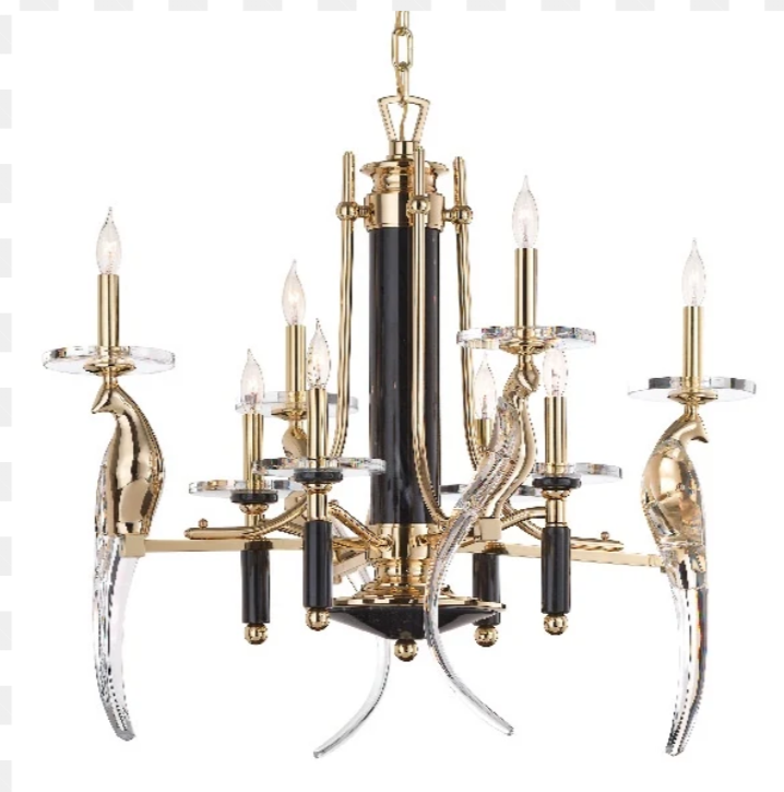 RARE Luxury Nulco Crystal 'Birds of Paradise' Chandelier | eBay