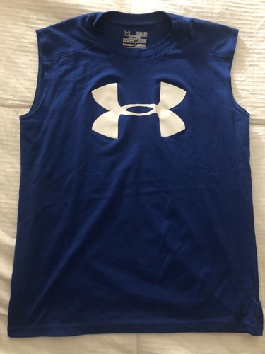 Lot of 7 Under Armour Youth Medium Royal Blue Heat Gear - Picture 6 of 8