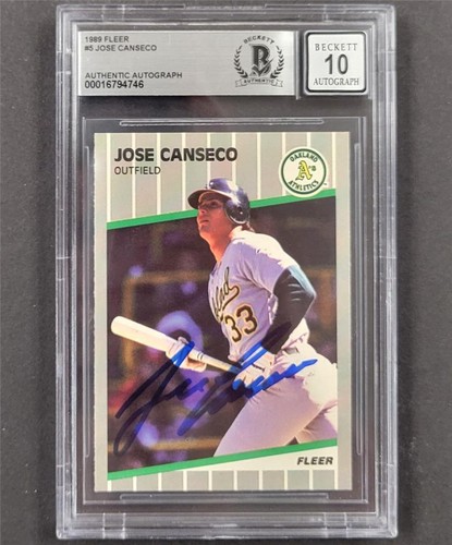 1989 Jose Canseco #5