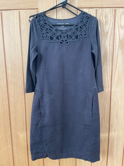 Sandwich linen dress (EU 38 / UK 10) | eBay UK