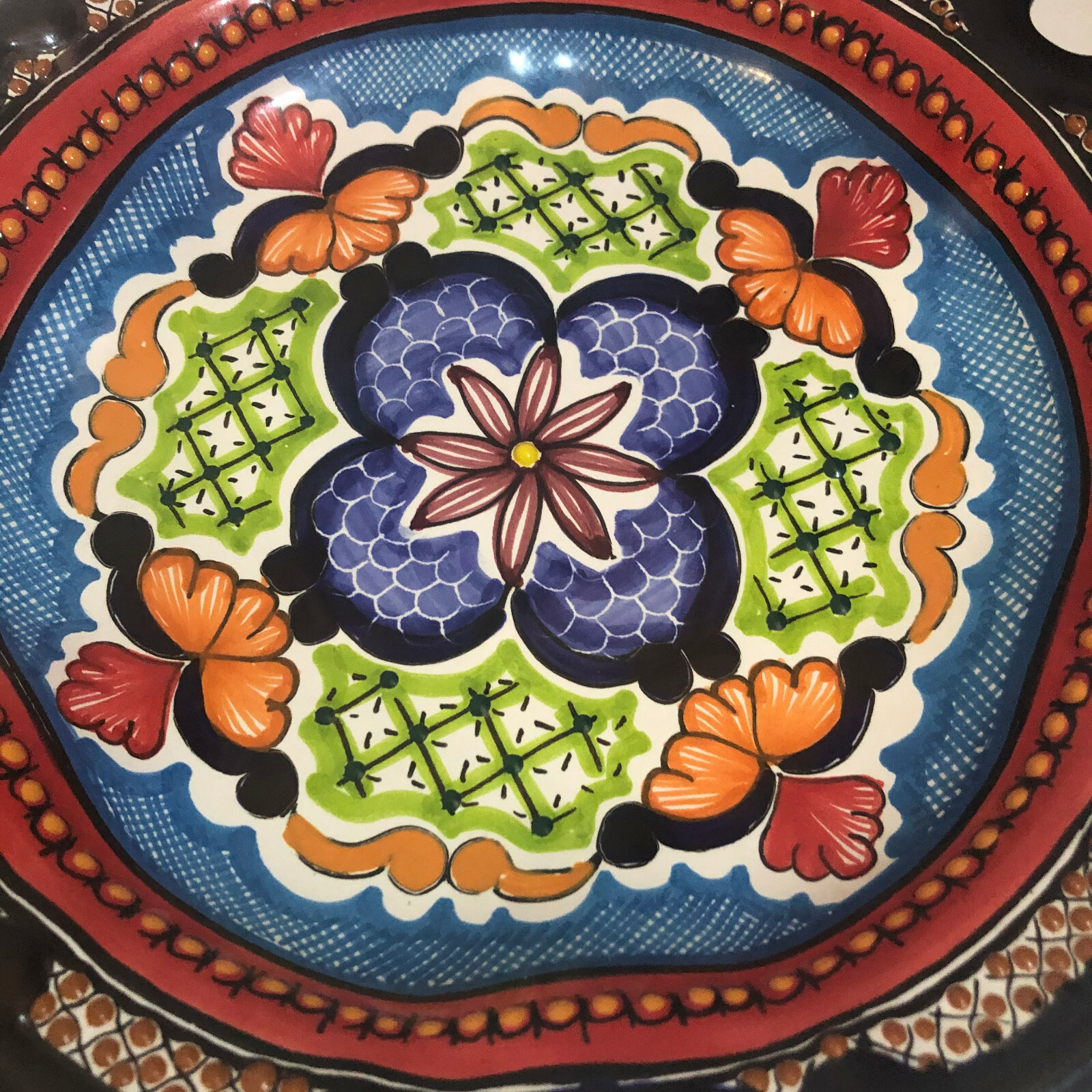 TALAVERA EL CARMEN☆希少！大皿(飾り皿)