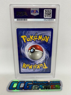 Pokemon Mewtwo #10 SHADOWLESS HOLO Foil 1999 Graded PSA NM - MT 8