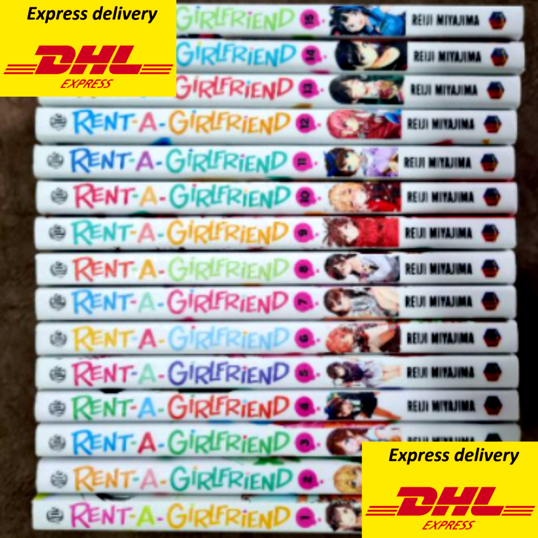 Nuevo cómic Rent A Girlfriend manga volumen 1-15 (versión en inglés) - DHL rápido