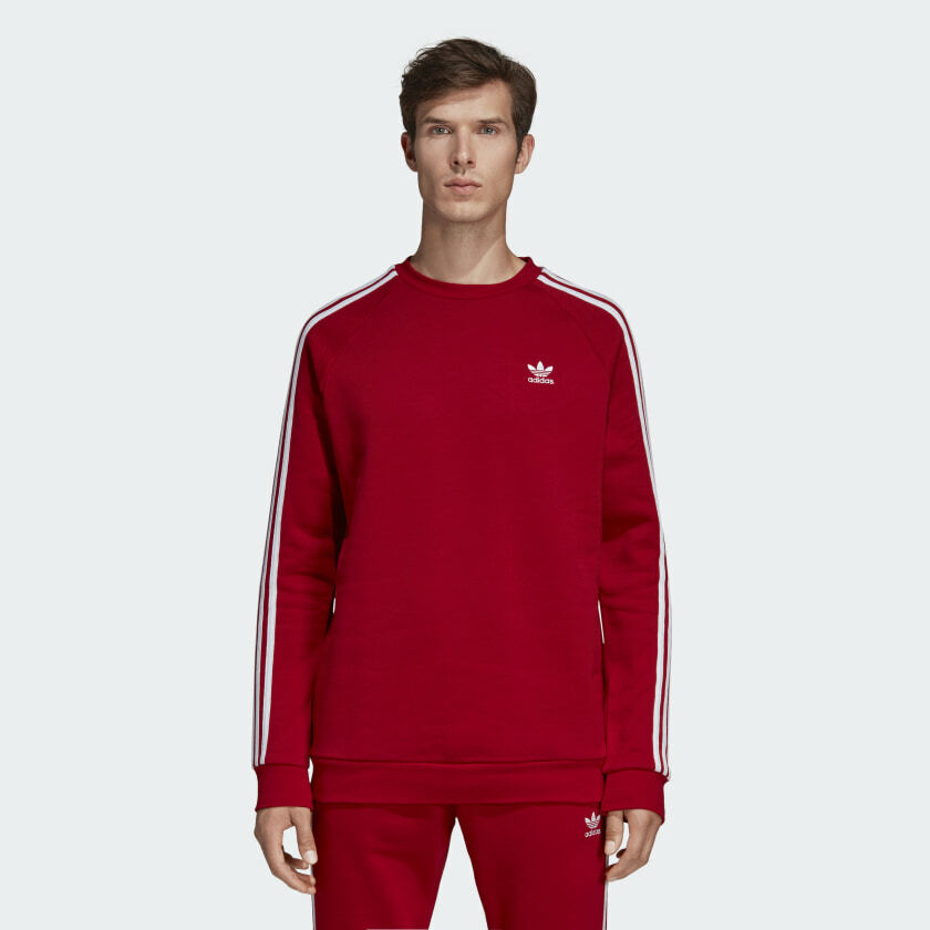 New Adidas Original 3 Stripes Sweatshirt XS S hoodie shirt jogger