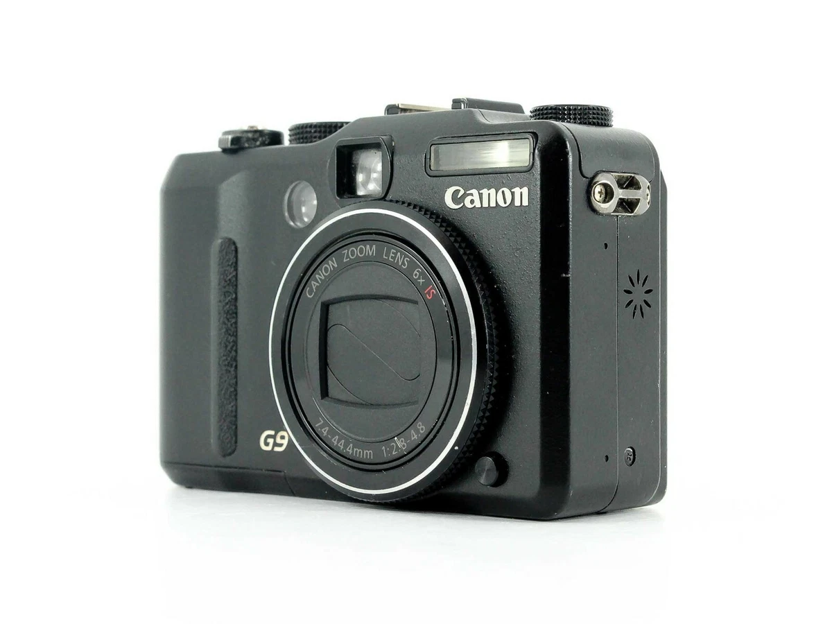 Canon PowerShot G9 12.1MP Digital Camera - Black