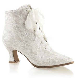 lace wedding boots