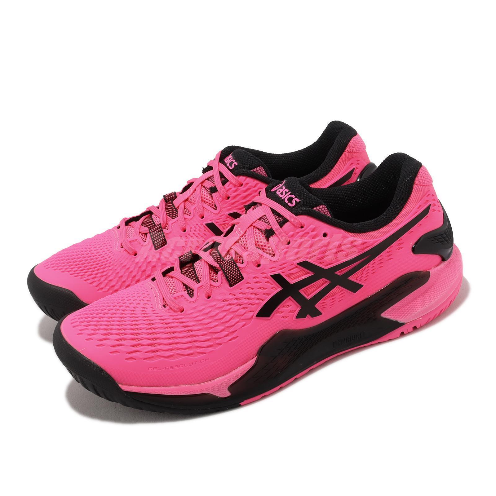 Asics GEL-Resolution 9 Pink Black Open Men Tennis Shoes 1041A330-700 | eBay