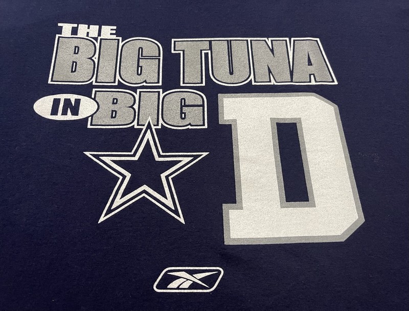 Bill Parcells Dallas Cowboys Big Tuna in Big D Shirt Size XL! 🇺🇸