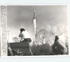 CAPE KENNEDY Florida SATURN 1 ROCKET Launch VINTAGE 1965 Press Photo