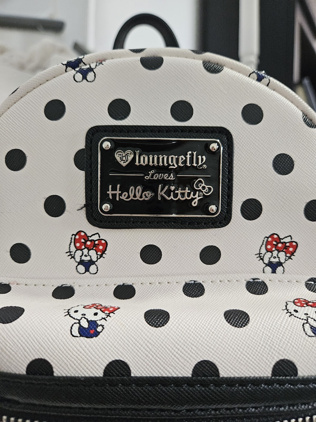 Loungefly Hello Kitty Mini Backpack ❤️logo - image 8