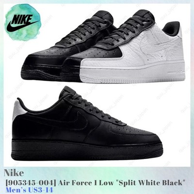 Nike Air Force 1 Low Split White Black 905345-004 Men's US3-14 NEW