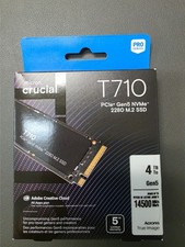Crucial T710 4TB - Internal SSD PCIe Gen5 NVMe M.2 - Brand New