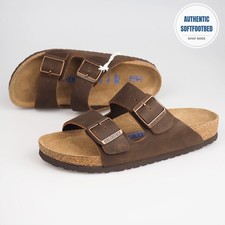 Birkenstock Arizona Habana Oiled Leather Soft Footbed Sandals Unisex US 6-12