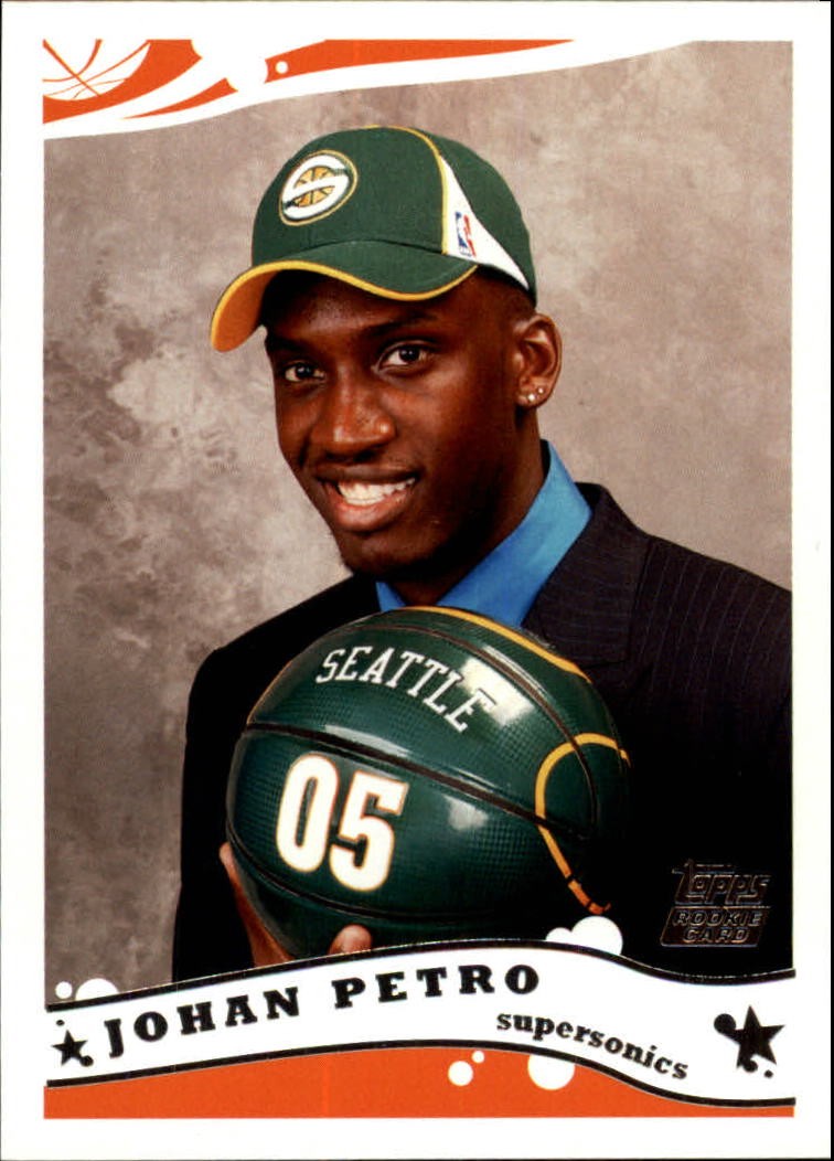 2005-06 Topps #245 Johan Petro RC - BSK