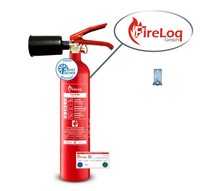 Fireloq® 2Kg Co2-LöScher 34B Mit PrüFnachweis Und Wandhalter