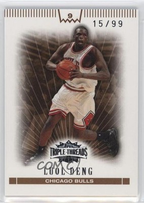2007-08 Topps Triple Threads Sepia 15/99 Luol Deng #65 b8h