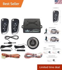 Advanced Remote Start Car Alarm with Keyless Entry - 6 Feet Range for Gas Models