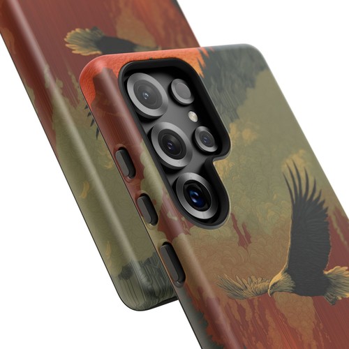 For iPhone | Samsung Galaxy | Pixel Phone Case - Eagle Soaring Wilderness Sunset - 第 123/239 張圖片