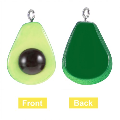 20szt Awokado Wisiorek Charmsy Biżuteria Bransoletka Tworzenie Rzemiosło Akcesoria - Zdjęcie 12 z 12