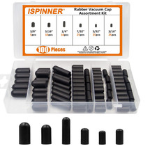  100 PCS CARBURETOR  VACUUM RUBBER CAP PLUG ASSORTMENT KIT INTAKE VACUUM LINES