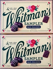 Whitman’s Gift Box Sampler Dark Chocolate 44 Pieces .