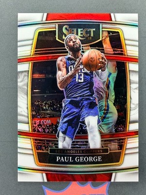 Paul George 2021-22 Panini Select White Prizm #'d /149 No. 14