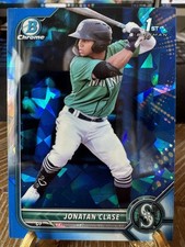 JONATAN CLASE - 2022 BOWMAN SAPPHIRE 1ST BOWMAN CARD # BCP-118 - BLUE JAYS - MLB