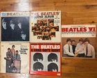 The Beatles Vinyl Lot Of 5 LPs Meet the Beatles, Second, VI, A Hard Day’s Night