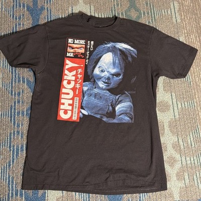 Chucky Japanese Graphic Tee Ripple Junction Black Horror Large