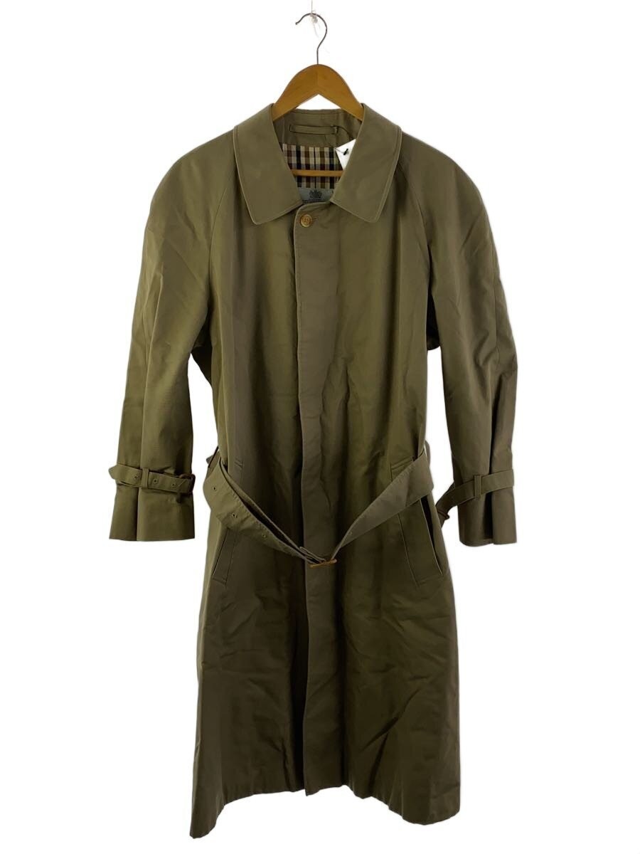 Aquascutum Trench Coat/M/Cotton/Khk/Plain/D-Tk1200 3431