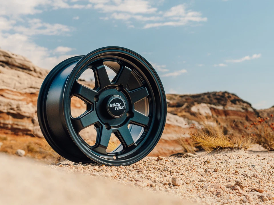 4pcs 14" RockTrix RT116 ATV UTV Wheels Rims | 14x7 | 4x137 4/137 | 4+3 Offset - Image 2 of 4