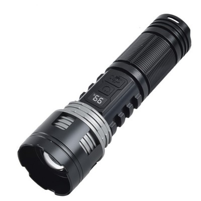 Leistungsstarke wiederaufladbare LED Taschenlampe mit Teleskopfokus für Outdoor