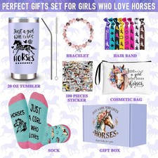Horse Lover Gifts for Girls, 7 Pcs Stuff Cool Lovers...