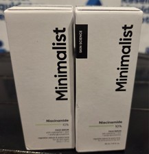 Minimalist Niacinamide 10 Face Serum, 1oz./30 ml. set of 2