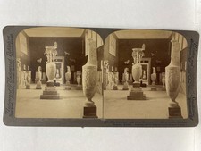 Sepulchral Vases Stereoview Underwood & Underwood 1897 Athens Greece Curved