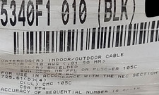 Belden 5340F1 18/1P Waterdog Shielded In/Out Audio/Security Cable PLTC-ER /50ft