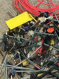 Knex K'Nex Pieces 5 1/2 LBs Rods Connectors Motor  Big LOT