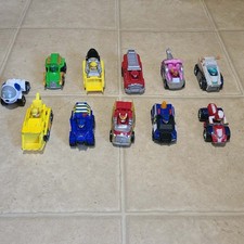 Paw Patrol Mighty Pups Die Cast Cars Lot of 11 Near Mint