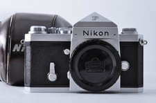 Nikon F Eye Level Finder 35mm SLR Film Camera Body Silver Excellent from Japan