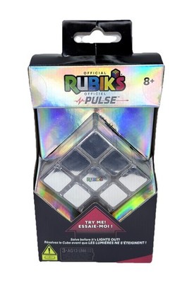 Rubik's Cube Pulse! 3x3 Cube Light Up Brain Teaser Puzzle Game Age 8+ NEW